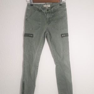 Madewell Skinny Crop Cargo Jeans Size 24